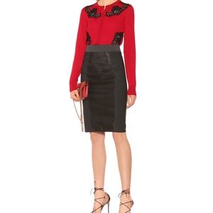 Dolce & Gabbana Satin and Lace Pencil Skirt!